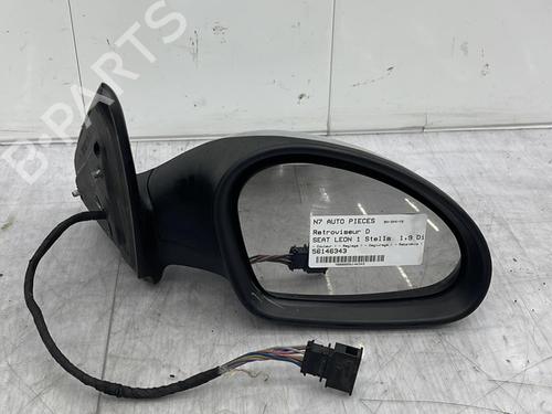 Used Right mirror SEAT LEON (1M1) 1.9 TDI (110 hp) 23702613