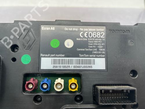 Display Display RENAULT CLIO III (BR0/1, CR0/1) 1.5 dCi (BR0H, CR0H, CR1S, BR1S) (106 hp) 37265126 37265126