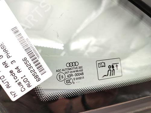 Used Rear left quarter glass AUDI A4 B8 (8K2) 2.0 TDI (120 hp) 23720493
