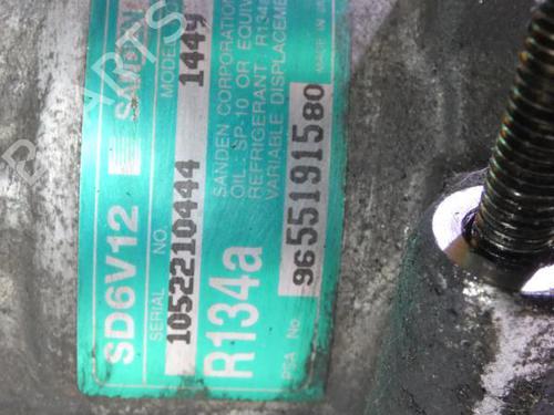 Used AC compressor AC compressor PEUGEOT 206 SW (2E/K) 1.4 HDi (68 hp) 23686799 23686799