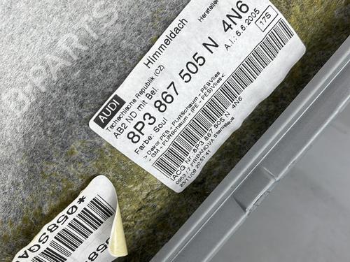 Interiør taket AUDI A3 (8P1) 2.0 TDI quattro | BP30648865I12 