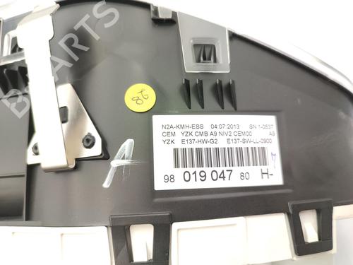 Instrument cluster PEUGEOT 208 I (CA_, CC_) 1.2 VTI 82 | BP23720753C47