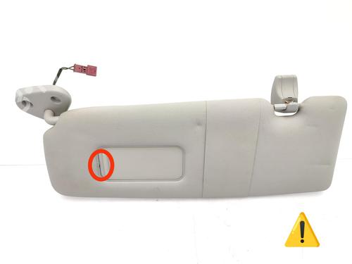 left-sun-visor-bmw-1-e87-2003-2004-2005-2006-2007-2008-2009-2010-2011-2012-2013-23749869 main image