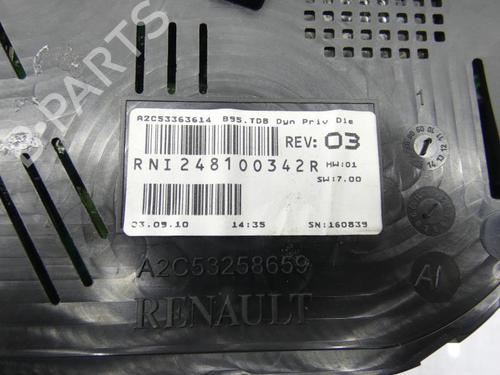 Instrument cluster RENAULT MEGANE III Hatchback (BZ0/1_, B3_) 1.5 dCi | BP23699851C47 