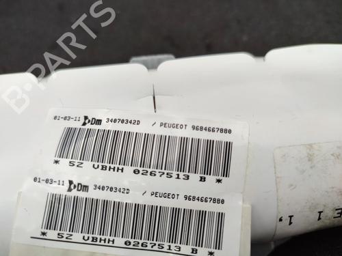 Used Left curtain airbag PEUGEOT 3008 I MPV (0U_) 1.6 HDi (112 hp) 23720787