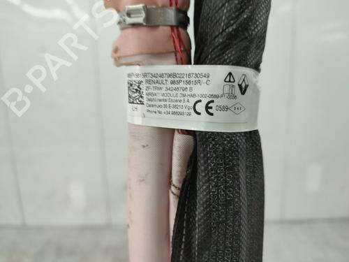 Left curtain airbag DACIA DUSTER (HM_) 1.5 dCi 115 (HMAD) | BP26968734C11 - Image 9