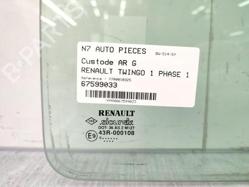 Rear left quarter glass RENAULT TWINGO I (C06_) 1.2 (C063, C064) | BP23677016C93 