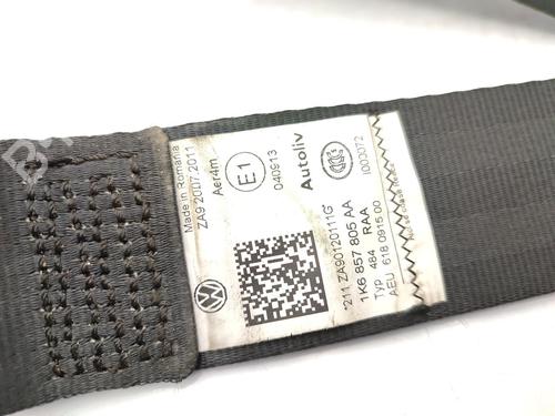 Rear left seatbelt VW GOLF VI (5K1) 1.6 TDI | BP23718668I29  - Image 8
