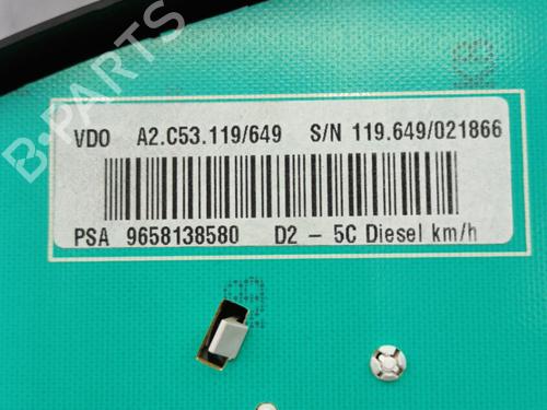 Instrument cluster PEUGEOT 407 (6D_) 1.6 HDi 110 (6D9HZC, 6D9HYC) | BP23700830C47 