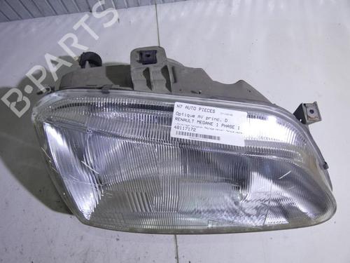Right headlight RENAULT MEGANE I (BA0/1_) 1.9 D Eco (BA0A, BA0U, BA0R) | BP23698736C29 
