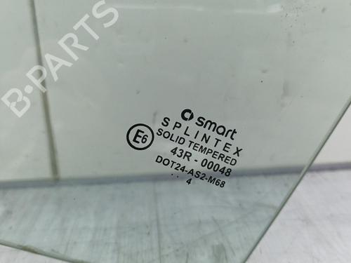 Used Rear left door window SMART FORFOUR (454) 1.3 (454.031) (95 hp) 23676646