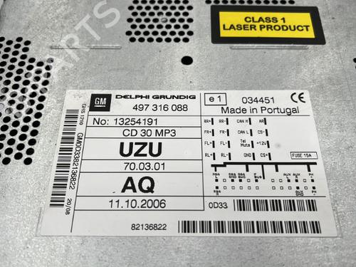 Radio OPEL CORSA D (S07) 1.3 CDTI (L08, L68) | BP23757704E6  - Image 8