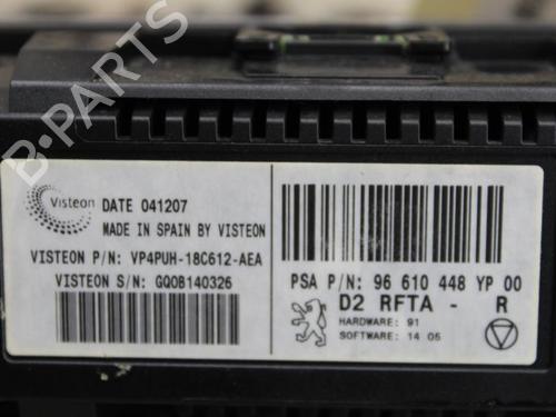 Climate control PEUGEOT 407 (6D_) 1.6 HDi 110 (6D9HZC, 6D9HYC) | BP23687570I5 