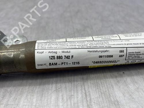 Right curtain airbag SKODA OCTAVIA II (1Z3) 2.0 TDI 16V | BP23752487C12 