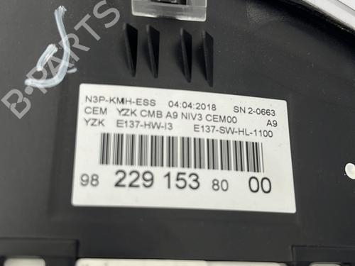 Instrument cluster PEUGEOT 208 I (CA_, CC_) 1.2 VTI 82 | BP23761435C47 
