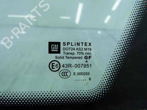 Vidro triangular frente esquerdo Vidro triangular frente esquerdo OPEL ZAFIRA / ZAFIRA FAMILY B (A05) 1.9 CDTI (M75) (120 hp) 23700836 23700836