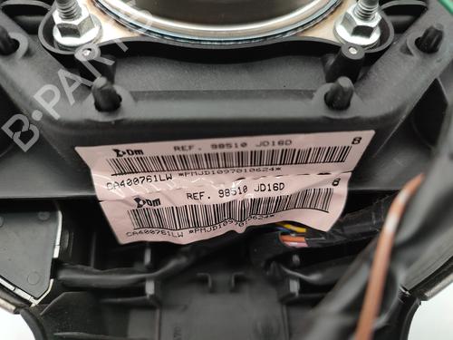 Driver airbag NISSAN QASHQAI / QASHQAI +2 I (J10, NJ10, JJ10E) 1.5 dCi | BP23759885C9 