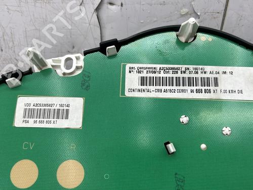Instrument cluster CITROËN C3 II (SC_) 1.4 HDi 70 (SC8HZC, SC8HR0, SC8HP4) | BP32478975C47 