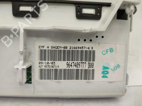 Display monitor PEUGEOT 206 SW (2E/K) 1.4 HDi | BP29021089C48 