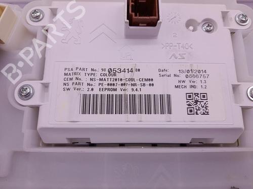 Instrument cluster PEUGEOT 2008 I (CU_) 1.6 HDi | BP23705145C47 