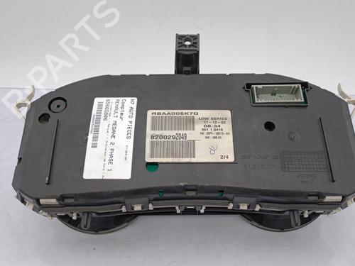 Instrument cluster RENAULT MEGANE II (BM0/1_, CM0/1_) 1.5 dCi (BM0F, BM0T, BM2B, CM0F, CM0T) | BP23712128C47 