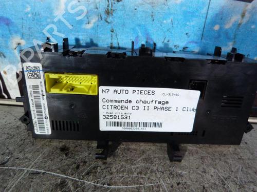 Used Climate control CITROËN C3 II (SC_) 1.4 HDi 70 (SC8HZC, SC8HR0, SC8HP4) (68 hp) 23689572