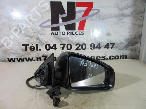 Used Right mirror AUDI A3 (8P1) 2.0 TDI 16V (140 hp) 23670402