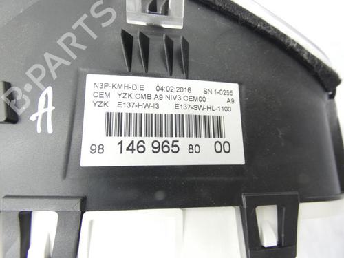 Instrument cluster PEUGEOT 208 I (CA_, CC_) 1.6 BlueHDi 100 | BP23697779C47 