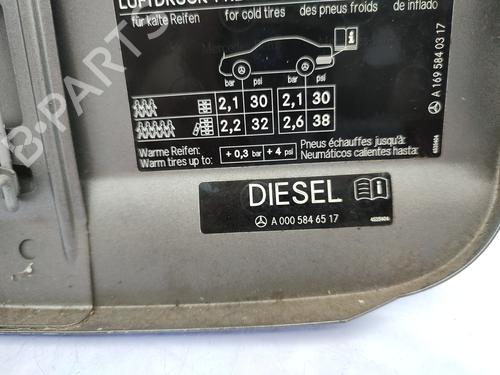 Fuel flap MERCEDES-BENZ A-CLASS (W169) A 180 CDI (169.007, 169.307) | BP23680749C131 