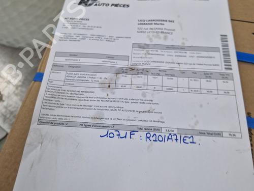 Right front steering knuckle RENAULT LAGUNA I (B56_, 556_) 1.8 (B56S/T/0) | BP23721205M26 