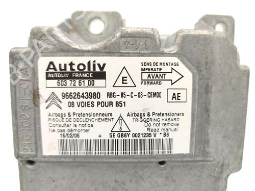 Kollisjonspute styreenhet CITROËN C4 I (LC_) 1.6 HDi | BP23720539M53 