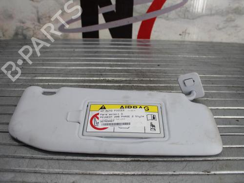 Right sun visor PEUGEOT 208 I (CA_, CC_) 1.2 PureTech 82 | BP23689890I2 