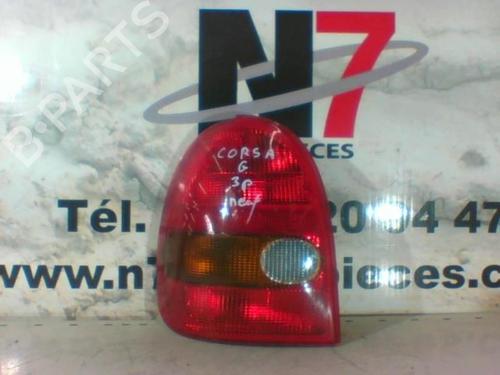Used Left taillight OPEL CORSA B (S93) 1.4 i (F08, F68, M68) (60 hp) 23664860