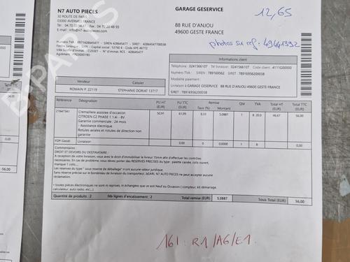 Steering rack CITROËN C2 (JM_) 1.4 HDi | BP23699278M22 - Image 15