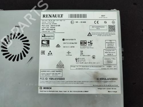 Used Radio Radio RENAULT CLIO V (B7_) 1.0 TCe 90 (B7MT) (91 hp) 23751237 23751237