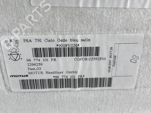 Interiør tag Interiør tag PEUGEOT 308 II (LB_, LP_, LW_, LH_, L3_) 1.2 THP 130 (131 hp) 32413161 32413161