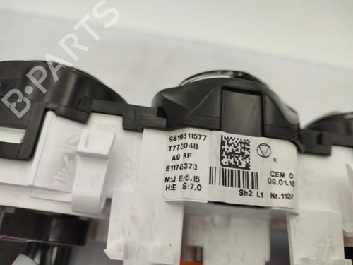 Climate control PEUGEOT 208 I (CA_, CC_) 1.2 VTI 82 | BP23711657I5 