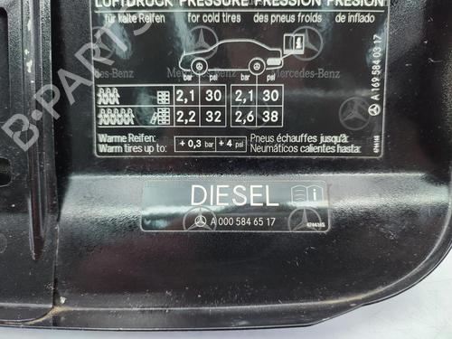 Fuel flap MERCEDES-BENZ A-CLASS (W169) A 180 CDI (169.007, 169.307) | BP23709665C131 