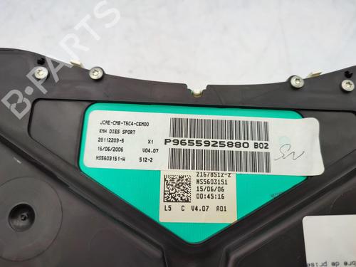 Instrument cluster PEUGEOT 307 (3A/C) 1.6 HDi 110 | BP23710988C47 