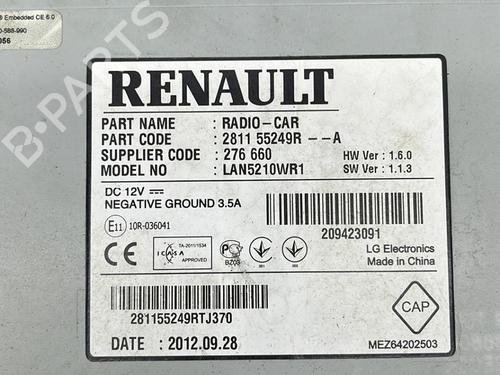 Used Radio RENAULT CLIO IV (BH_) 1.5 dCi 90 (90 hp) 23705436