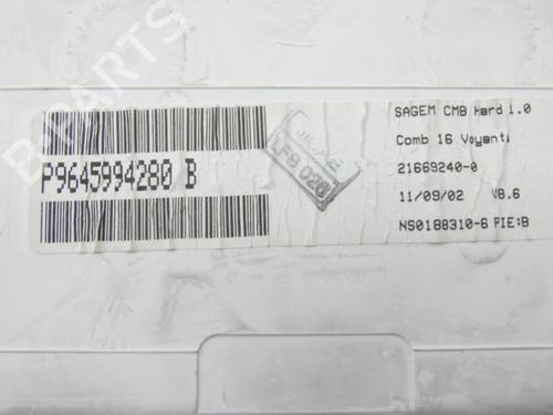 Instrument cluster CITROËN C3 I (FC_, FN_) 1.4 HDi | BP23699210C47 