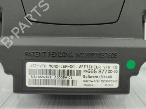 Display monitor PEUGEOT 5008 (0U_, 0E_) 2.0 HDi | BP23710139C48 