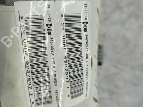 Right curtain airbag PEUGEOT 5008 (0U_, 0E_) 2.0 HDi | BP23709301C12 