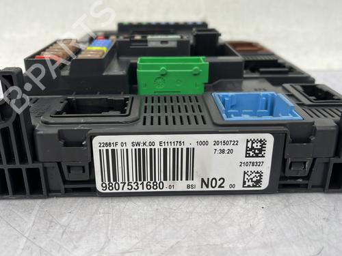 Electronic module PEUGEOT 208 I (CA_, CC_) 1.6 HDi / BlueHDi 75 | BP30858596M83