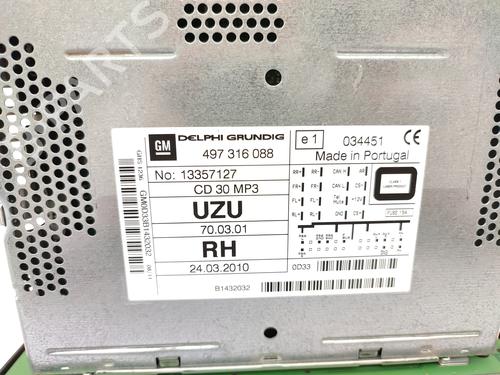 Radio OPEL CORSA D (S07) 1.4 (L08, L68) | BP23757355E6 - Image 9