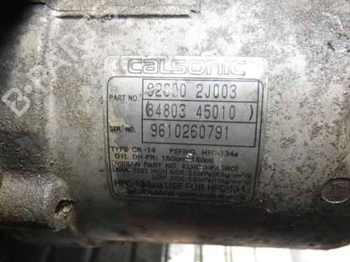 AC compressor NISSAN PRIMERA Hatchback (P11) 1.6 16V | BP23670988M34 