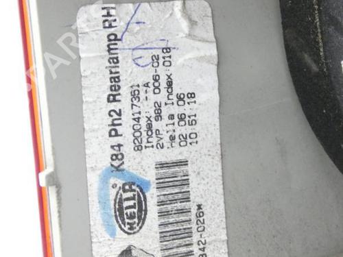 Right taillight RENAULT MEGANE II Estate (KM0/1_) 2.0 | BP23699683C35 