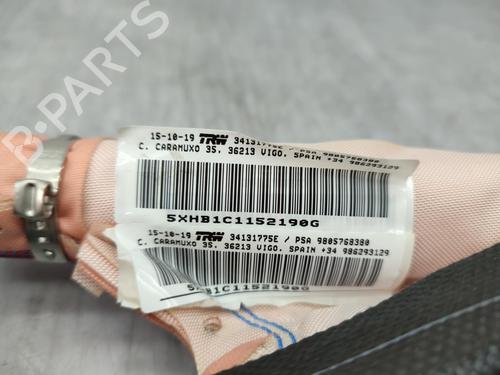 Right curtain airbag PEUGEOT 308 SW II (LC_, LJ_, LR_, LX_, L4_) 1.5 BlueHDi 130 | BP23742183C12 