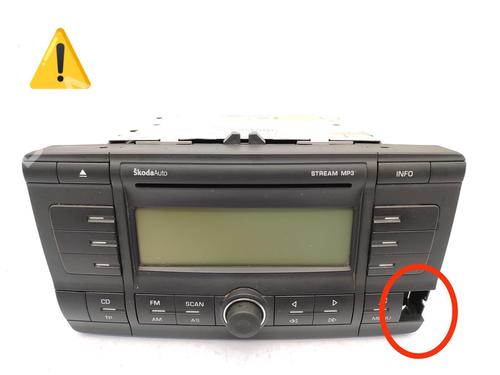 Radio SKODA OCTAVIA II (1Z3) 2.0 TDI 16V | BP23752490E6 