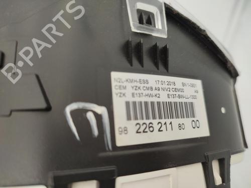 Instrument cluster PEUGEOT 208 I (CA_, CC_) 1.2 VTI 82 | BP23711636C47 